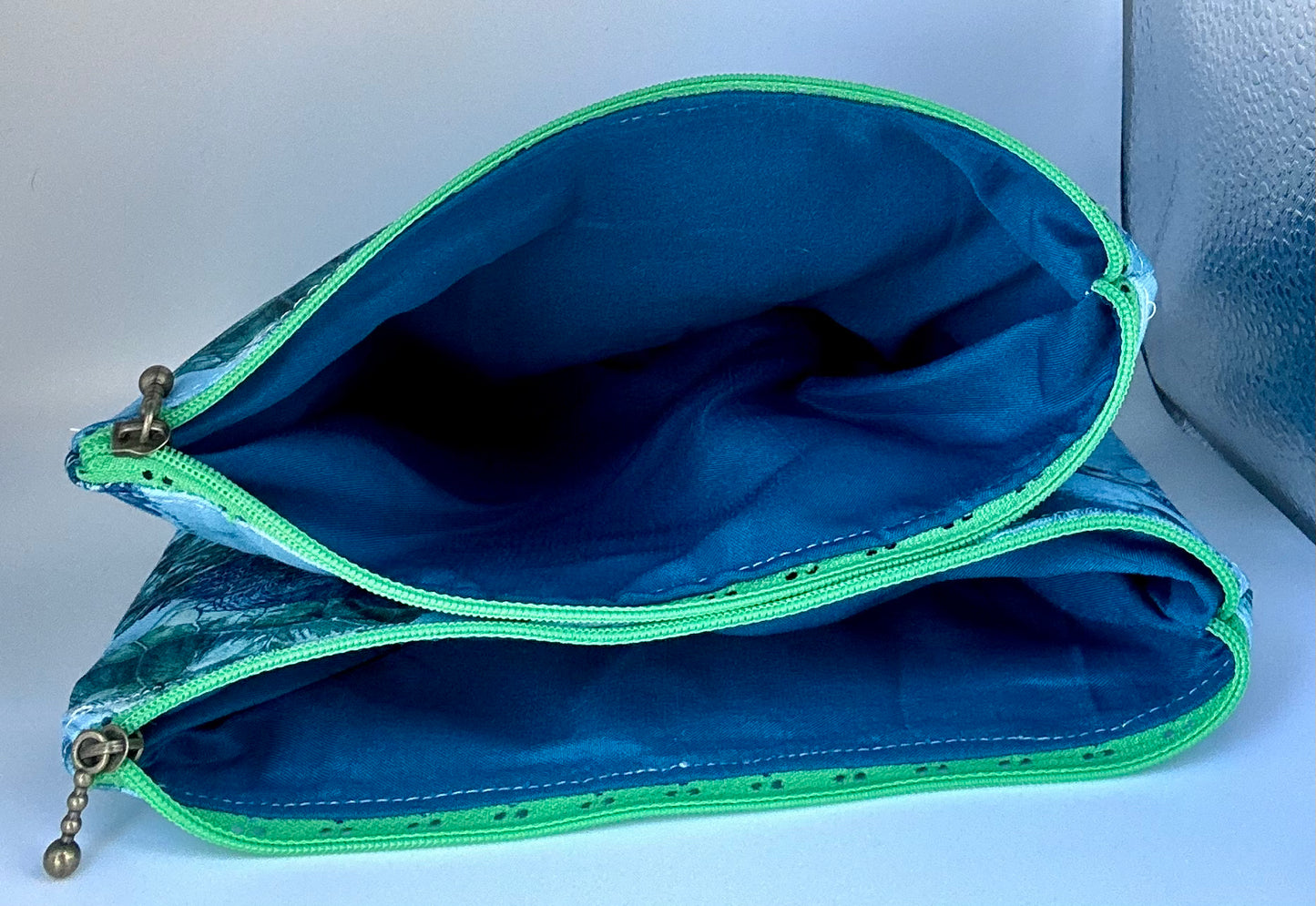 TwinZip Pouch - Sea Turtle Ocean