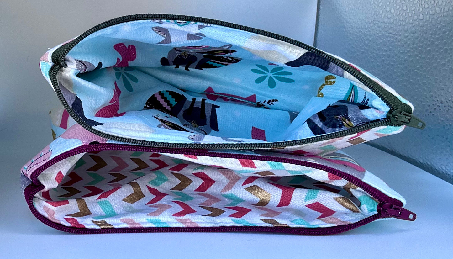 TwinZip Pouch - Boho Raccoon 🦝