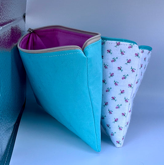 TwinZip Pouch - Vintage Rose 🌸