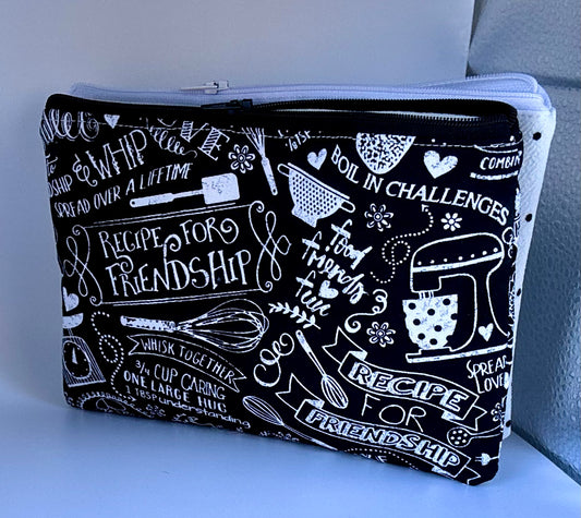 TwinZip Pouch - Recipe for Friendship