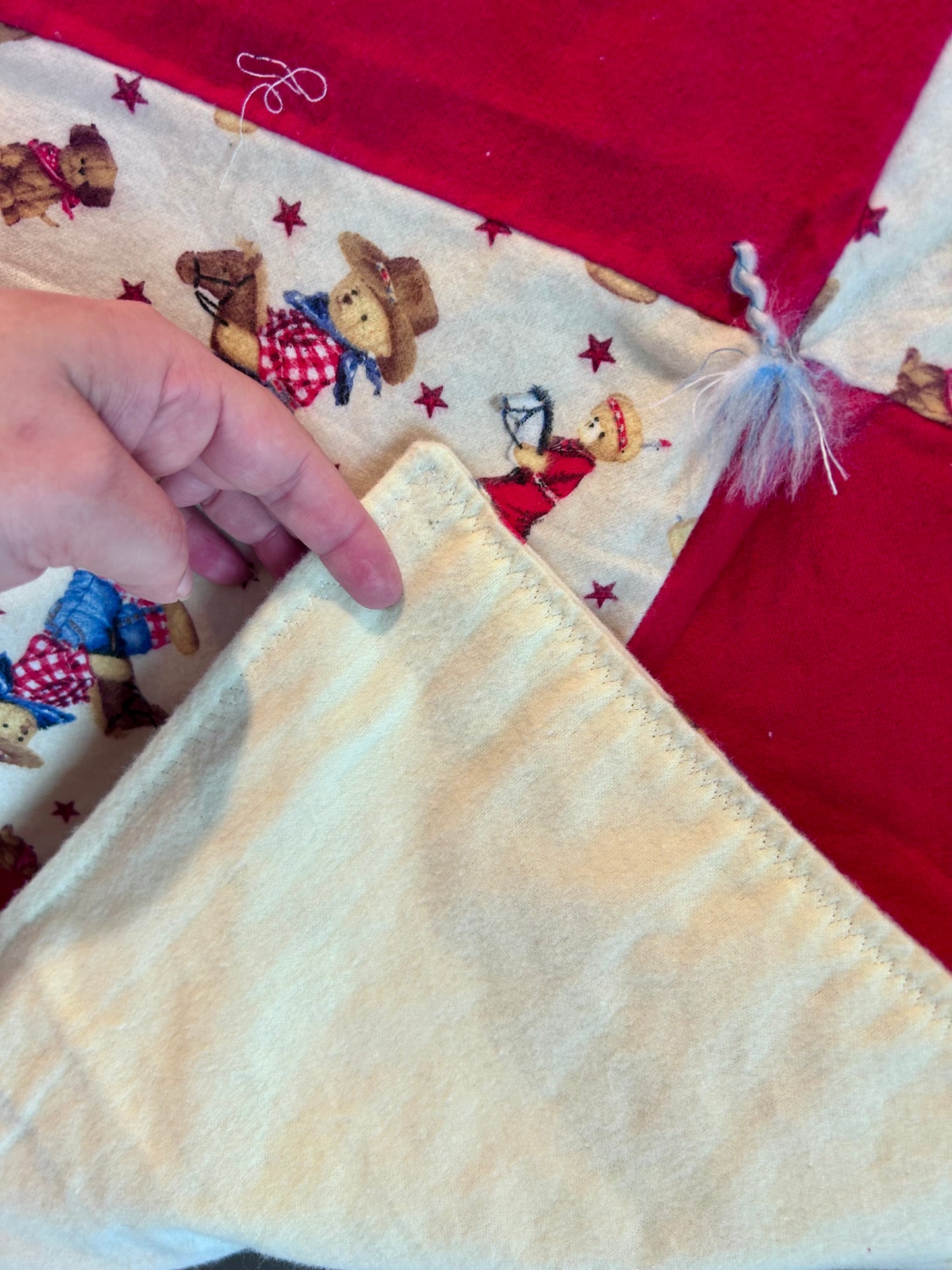 Western Teddy Bears Snuggle Blanket