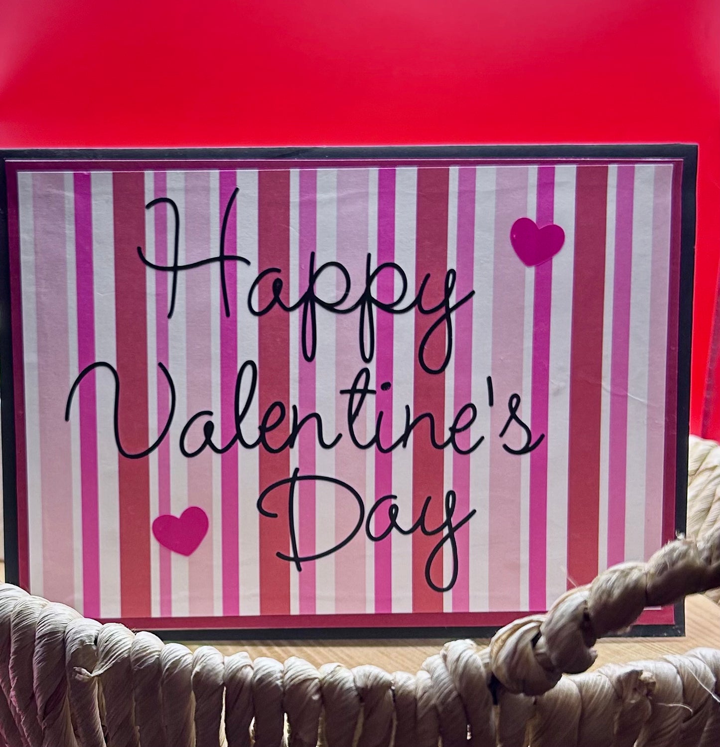 Valentine's Card - Lovely Stripes