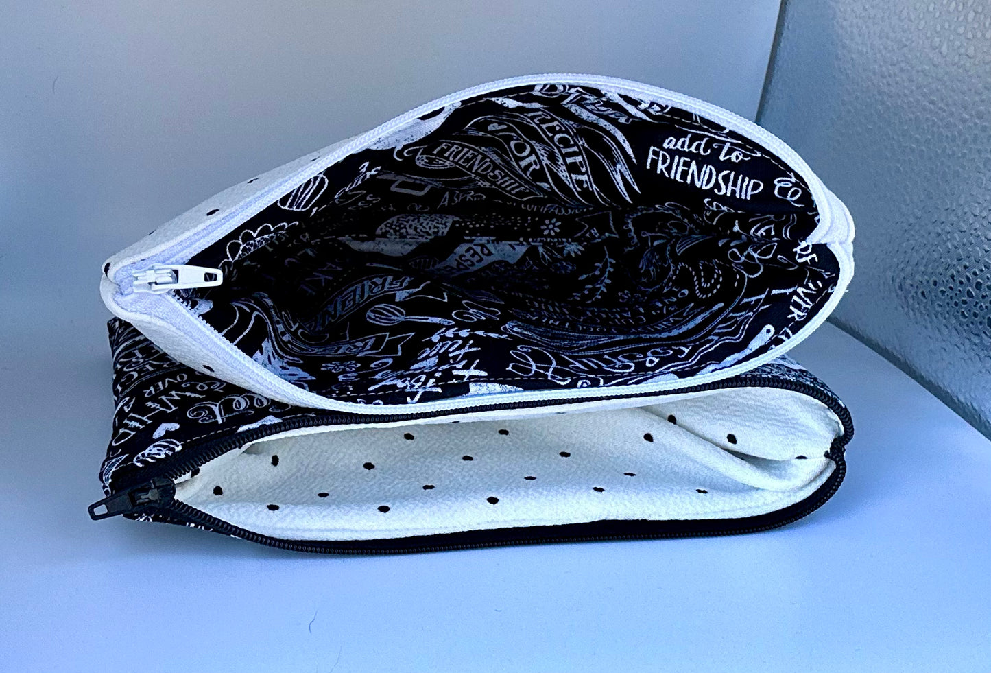 TwinZip Pouch - Recipe for Friendship