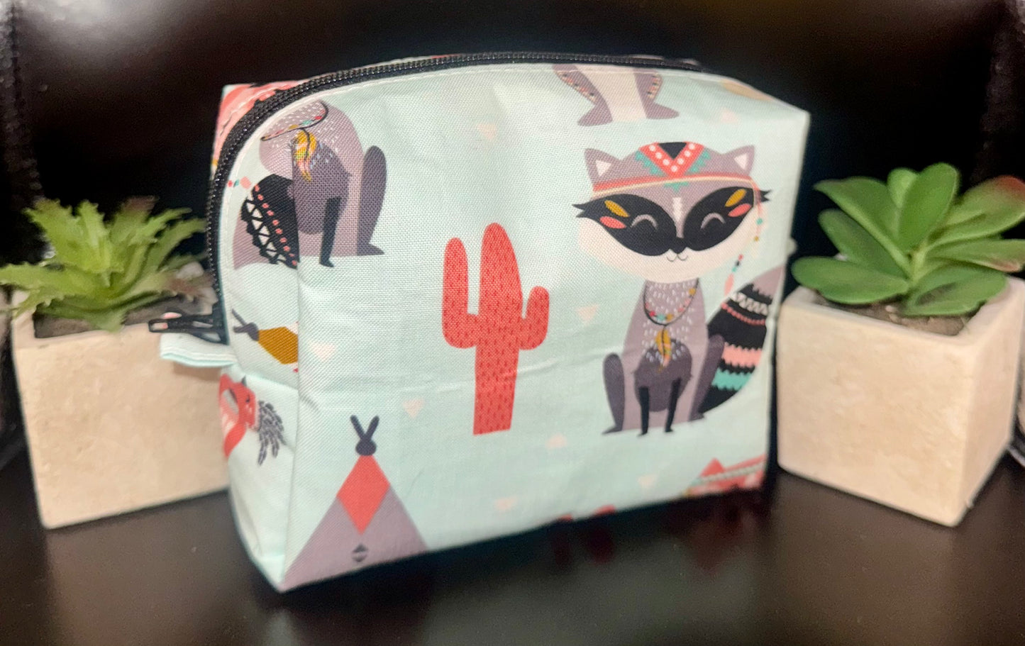 Native American Themed Makeup/Toiletry Bag - Mini