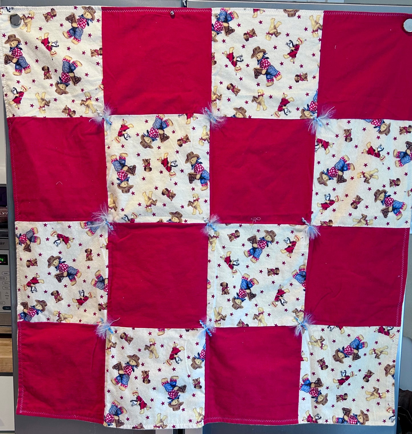 Western Teddy Bears Snuggle Blanket