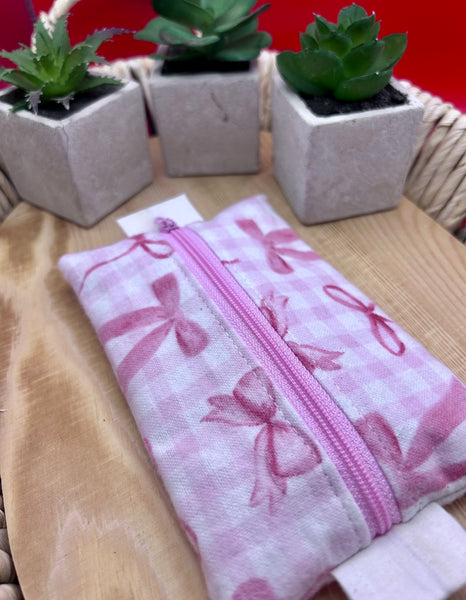 “Pink Ribbons & Gingham” Pocket Pal